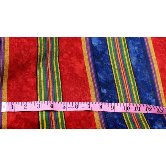 BTY Raymond Waites Designs Mill Creek Fabric Crockery Stripe Scotchgard Protect - Picture 4 of 10